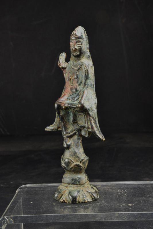 Bronze Statue of Kuan Yin, China, Yuan/Early Ming Dynasty