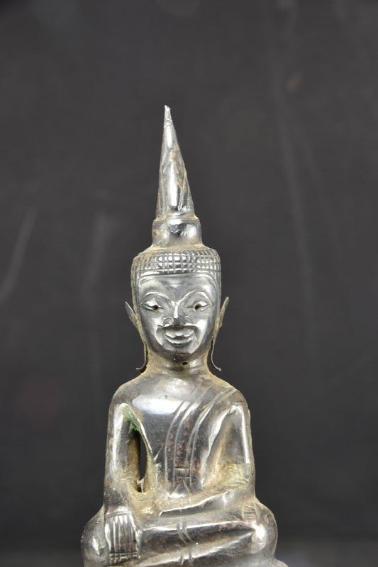 Silver Statue of Buddha, Laos, 19th Century