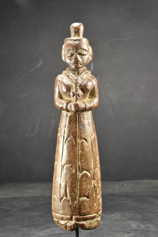 Unusual Female Statue, India, 19th C.