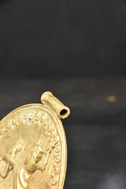 Rare Gilt Bronze Pendant, Bactria, Ca. 6th Century BC
