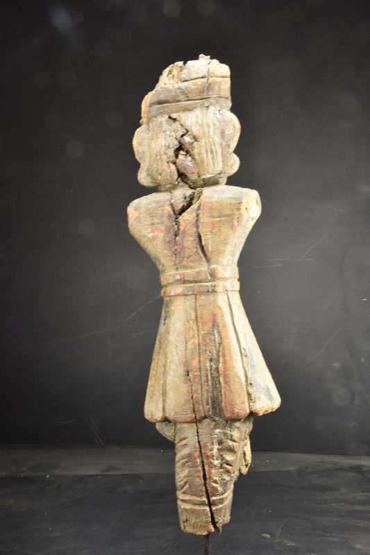 Ancient Statue of a Guardian, India, 18th/19th C.