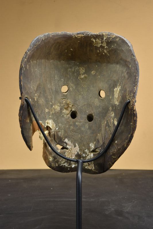 Ancient Kyogen Theater Mask, Japan, Early Edo Period