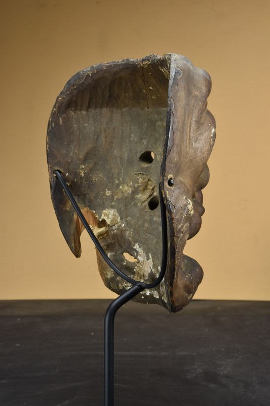 Ancient Kyogen Theater Mask, Japan, Early Edo Period