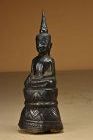 Silver Statue of Buddha, Laos, Early 20th Century