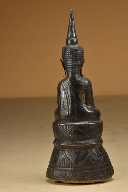 Silver Statue of Buddha, Laos, Early 20th Century