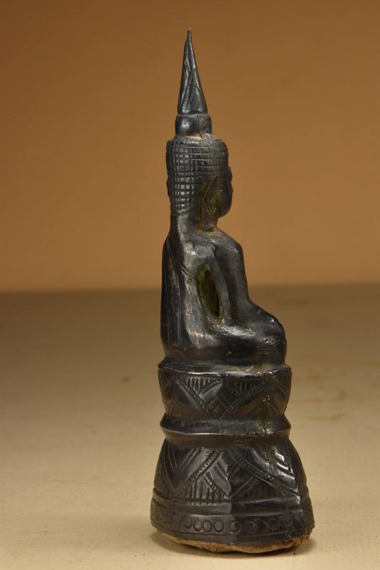 Silver Statue of Buddha, Laos, Early 20th Century