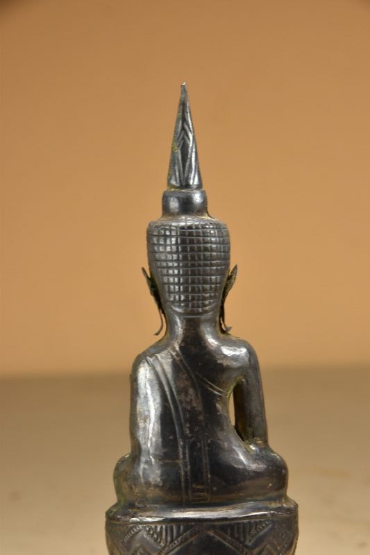 Silver Statue of Buddha, Laos, Early 20th Century