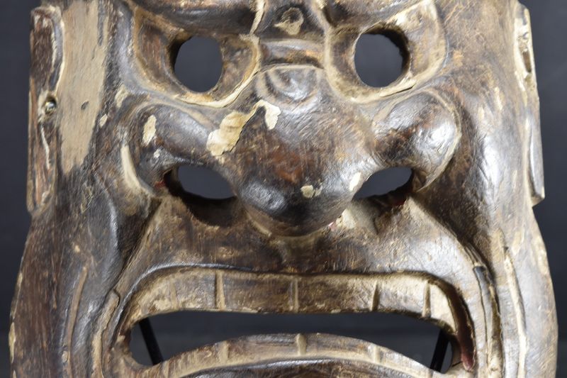 Ancient Kyogen Mask, Japan, Early Edo