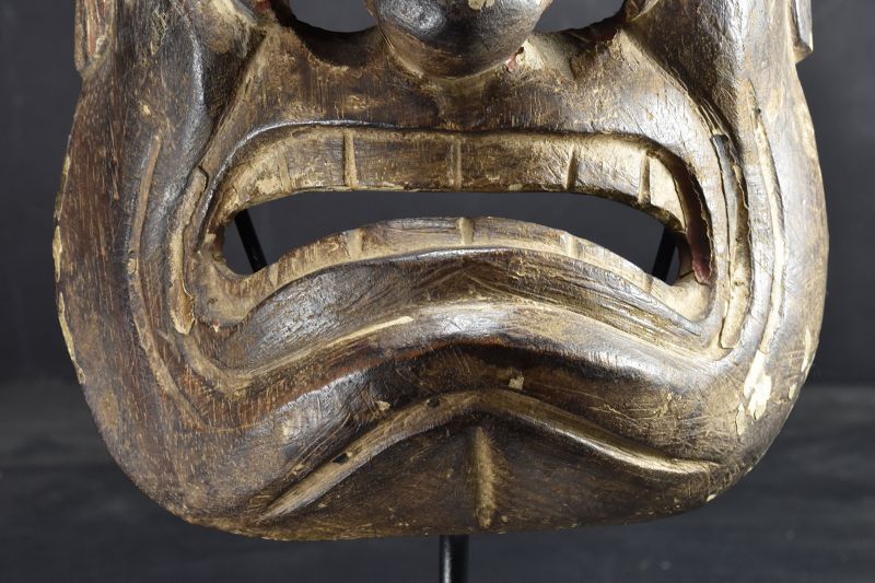 Ancient Kyogen Mask, Japan, Early Edo