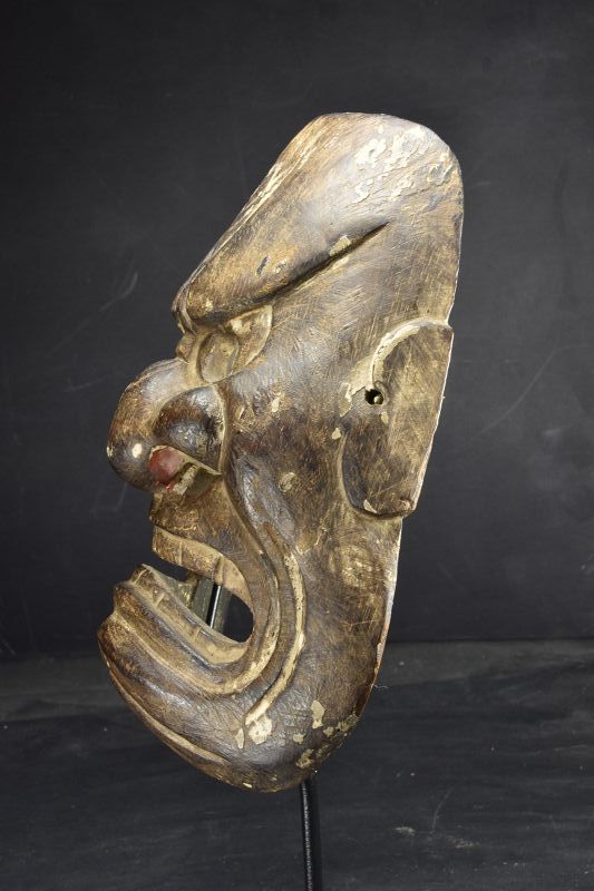 Ancient Kyogen Mask, Japan, Early Edo