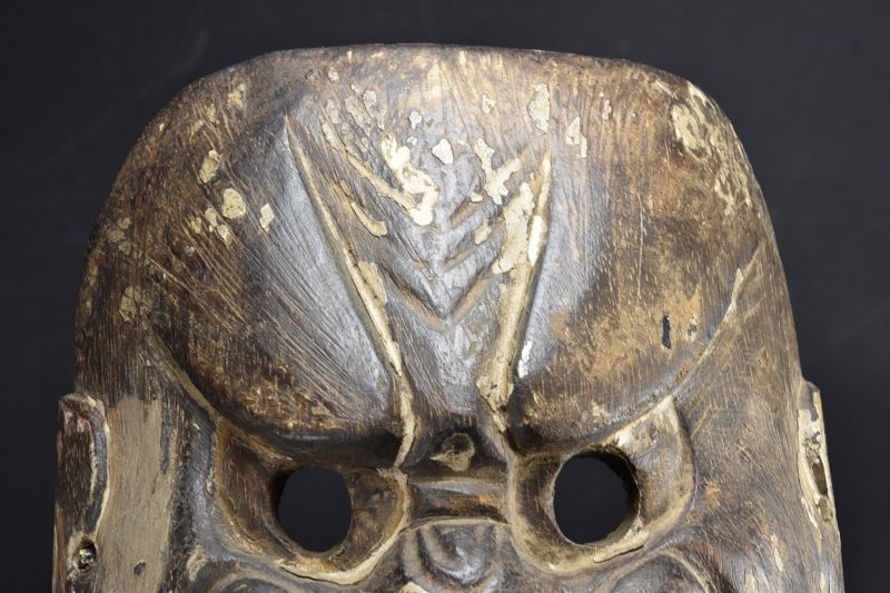 Ancient Kyogen Mask, Japan, Early Edo