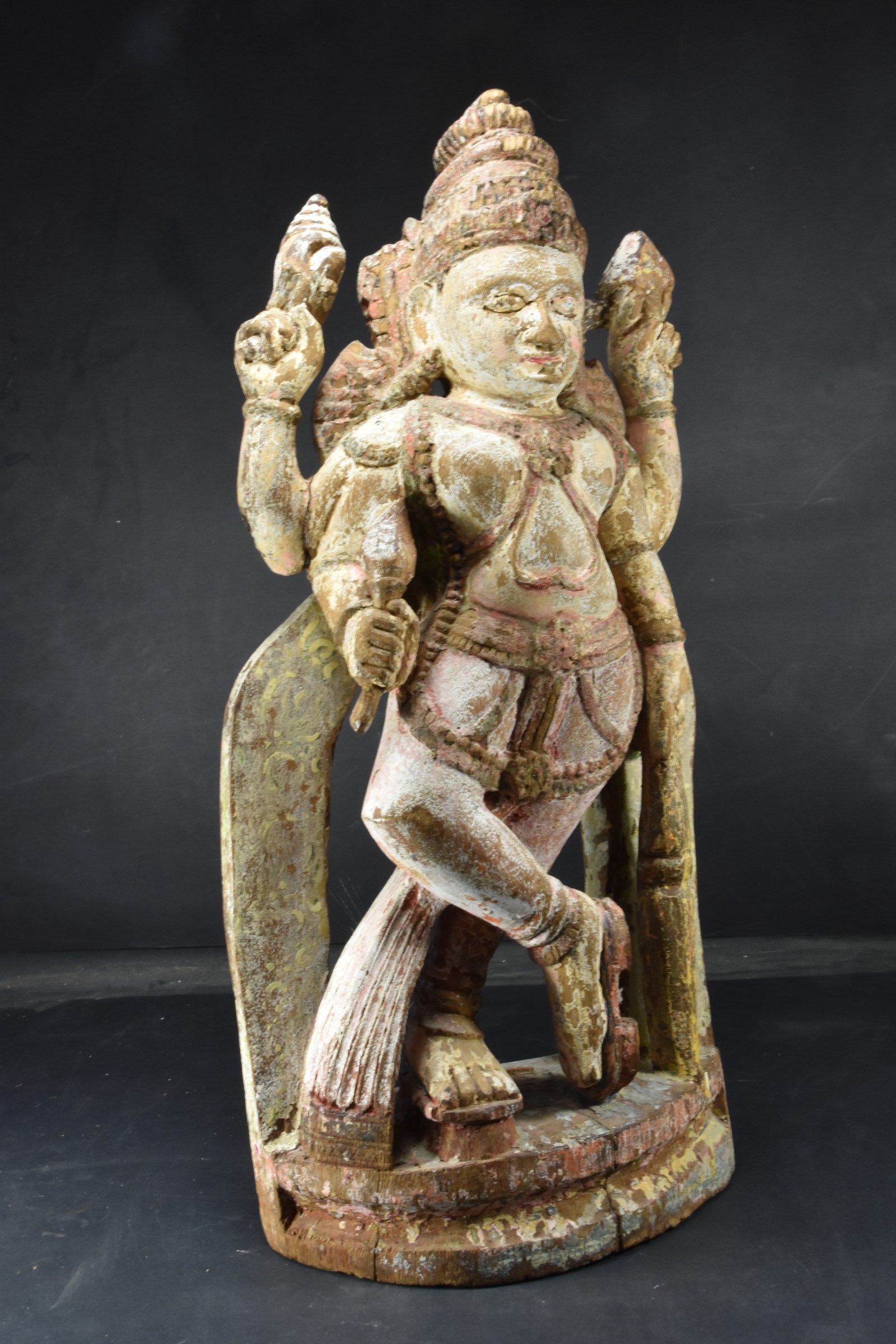 Important Statue of God Vishnu, India,19th C.