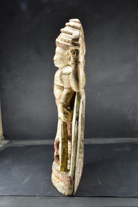 Important Statue of God Vishnu, India,19th C.