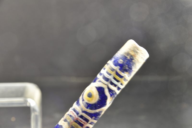 A Pair of Phoenician Mosaic Glass Beads