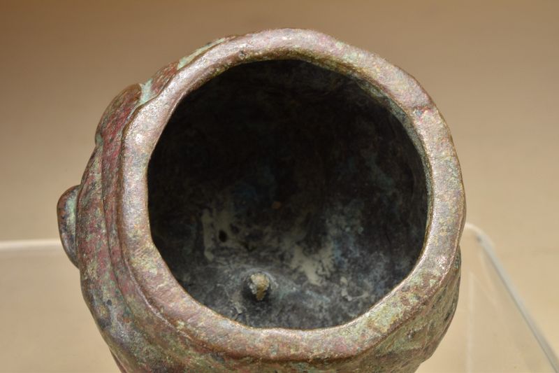 Important Bronze Mat Weight, China, Han Dynasty