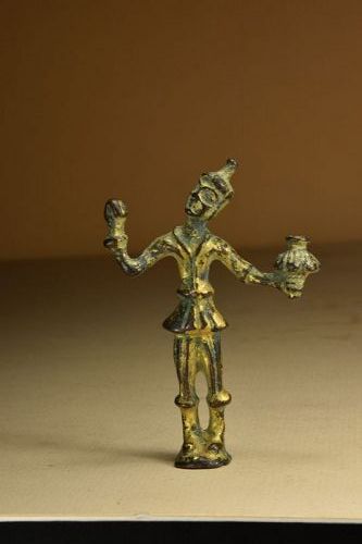 Phoenician Gilt Bronze Miniature Statue