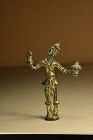 Phoenician Gilt Bronze Miniature Statue