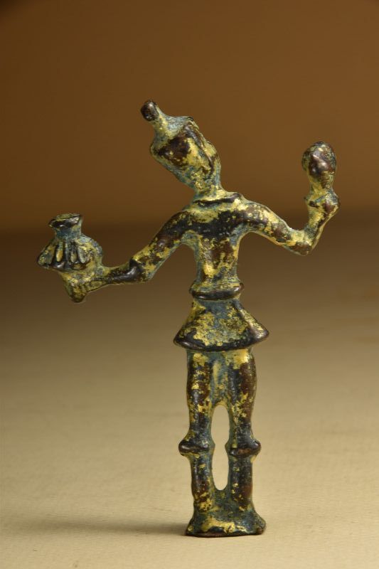 Phoenician Gilt Bronze Miniature Statue