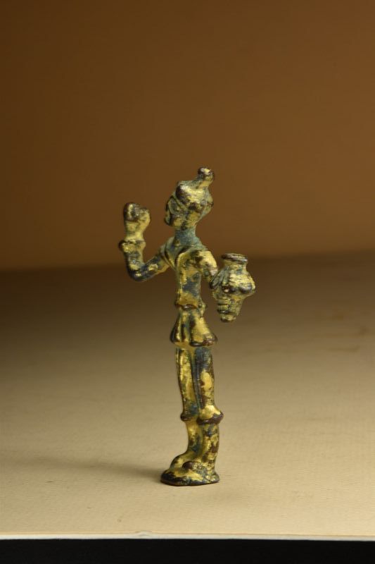 Phoenician Gilt Bronze Miniature Statue