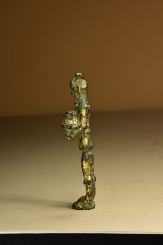 Phoenician Gilt Bronze Miniature Statue