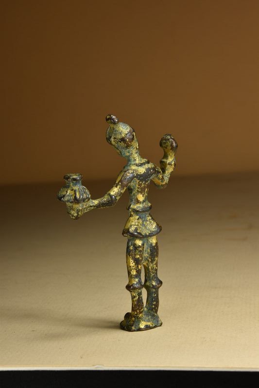 Phoenician Gilt Bronze Miniature Statue