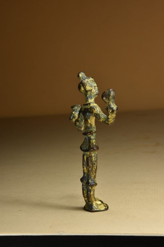 Phoenician Gilt Bronze Miniature Statue