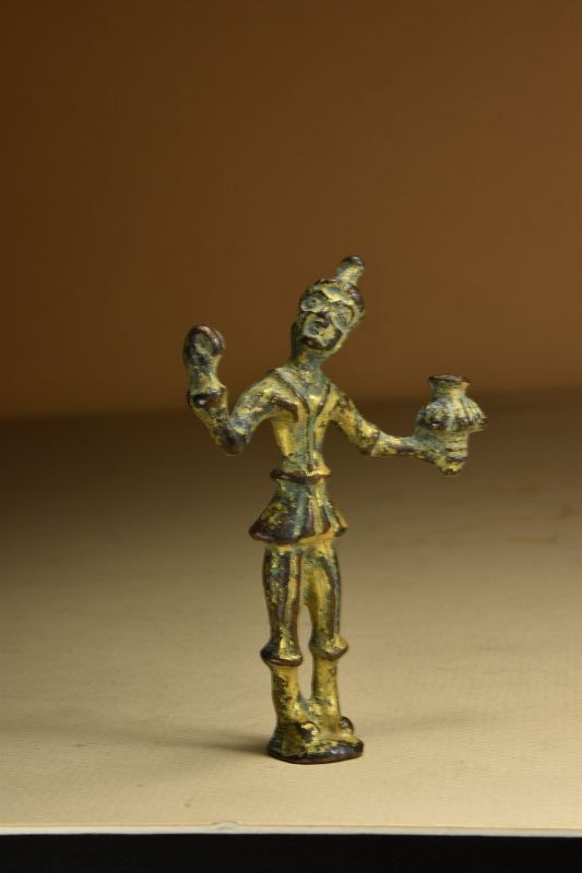 Phoenician Gilt Bronze Miniature Statue