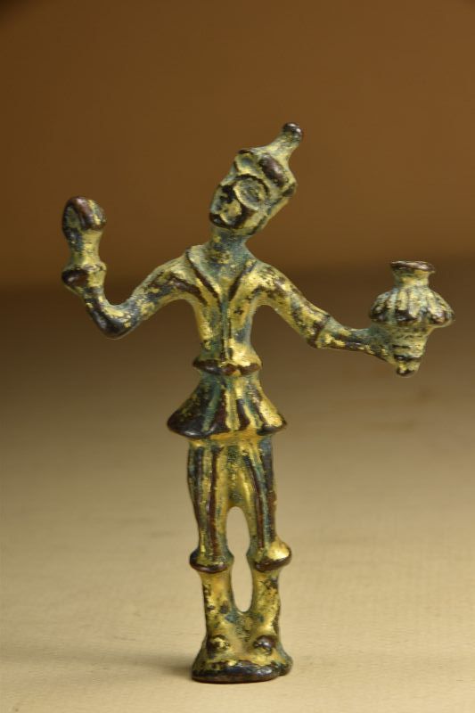 Phoenician Gilt Bronze Miniature Statue