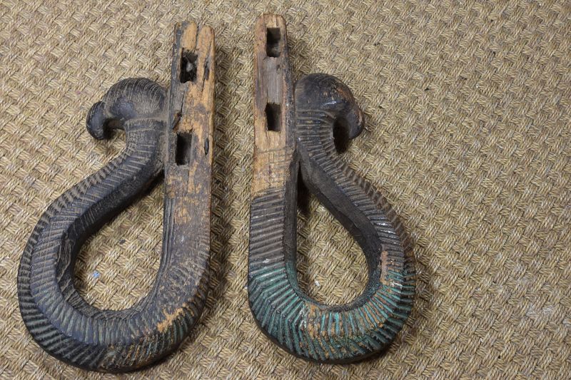 A Pair of Architectural Ornaments, Nepal, Ca. 15th C.