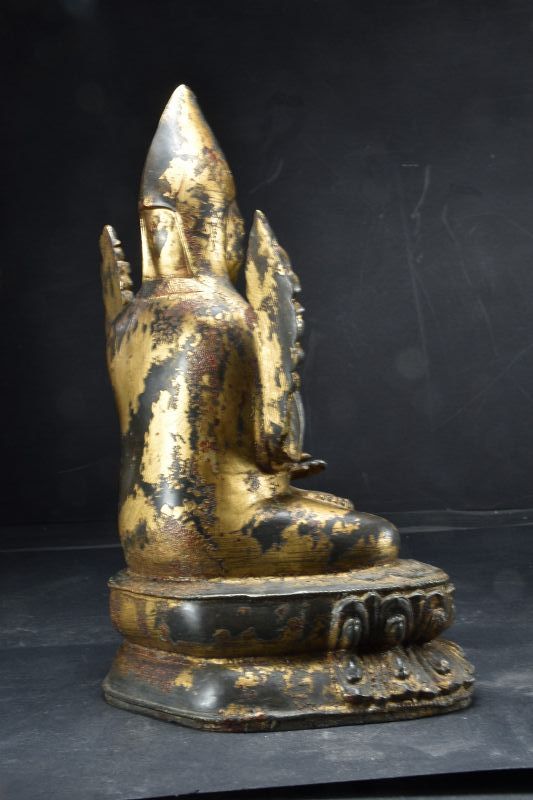 Gilt Bronze Statue of Padsambhava, Tibet, 19th Century