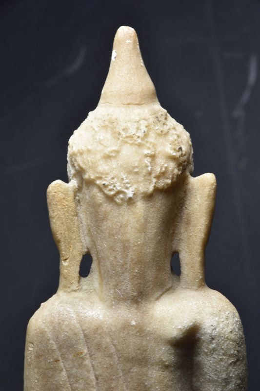 Alabaster Statue of Buddha, Burma, 17th/18th C.