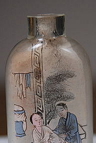 Rare Erotic Snuff Bottle, China, 19th C.