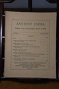 Ancient India Bulletin, No 5, January 1949