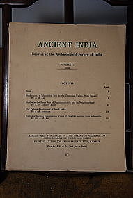 Ancient India Bulletin, No 14, Year 1958