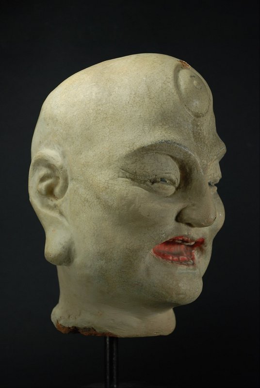 Important Head of a Lohan, China, Ming Dynasty