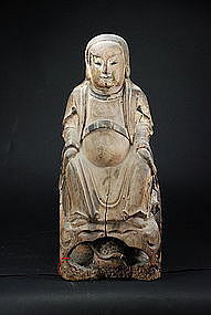 Statue of Zhen Wu, the God of the North, China, 18th C.