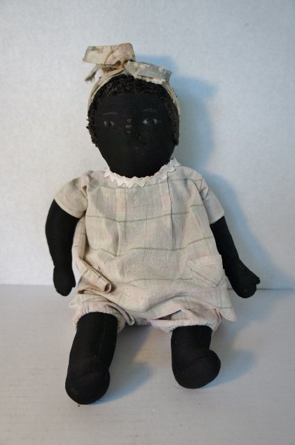 Friendly American Southern Black Rag Doll, circa 1920 at 1stDibs