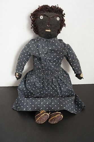 antique black wooden dolls