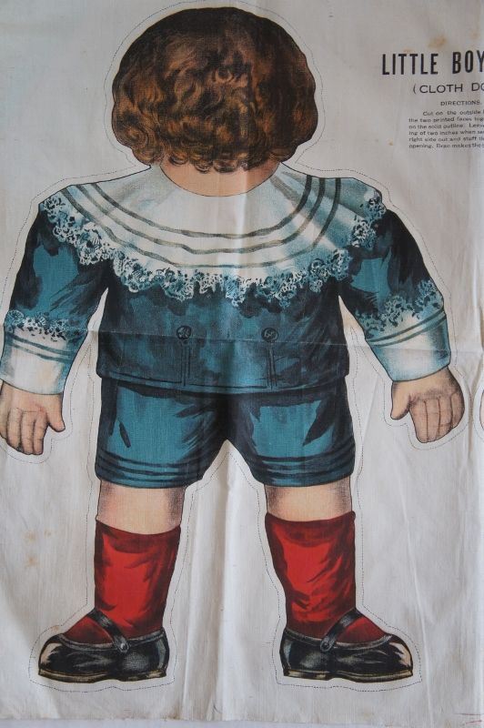 Large doll pattern Little Boy Blue uncut 29&quot;x21&quot; suitable for framing