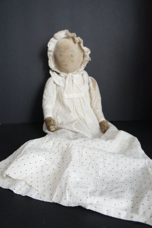 Babyland Rag doll 21&quot; tall with very sweet faded face antique