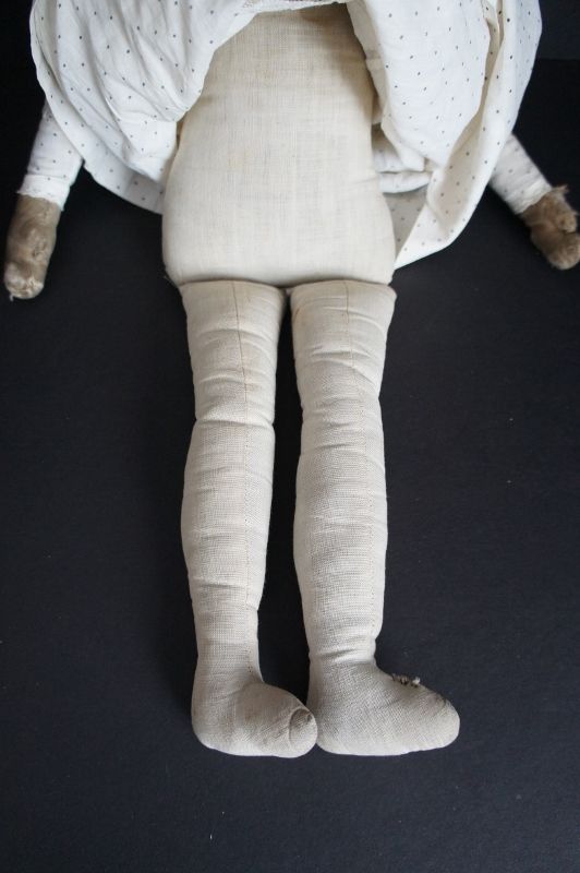 Babyland Rag doll 21&quot; tall with very sweet faded face antique