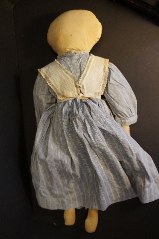 The quiet one, soft gentle kind antique cloth doll 22&quot;