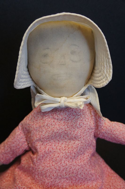 14&quot; pencil face cloth doll with joy in her heart, what could be better