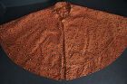 1860's all handsewn brown calico capelet in excellent condition