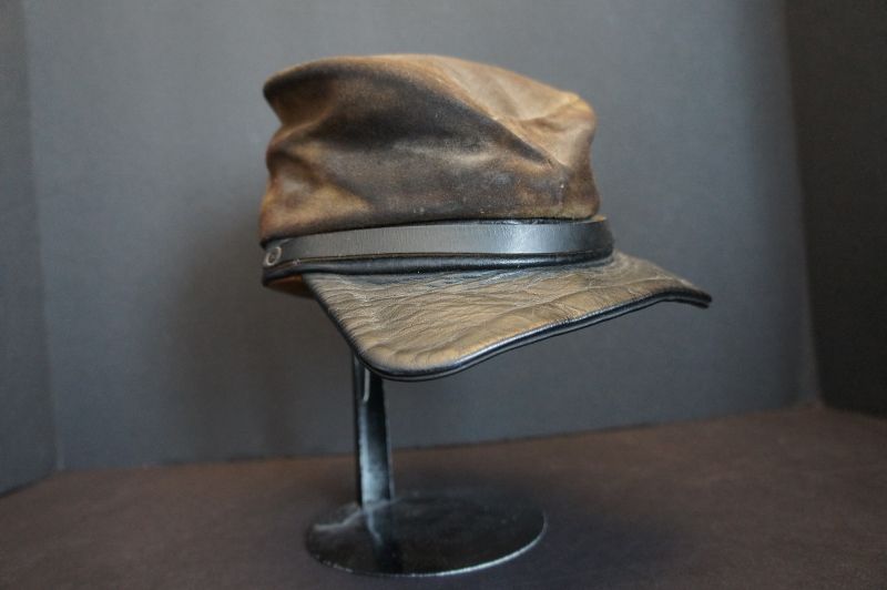 leather kepi