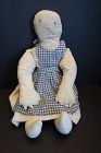 Big, heavy, rag stuffed outrageous cloth doll