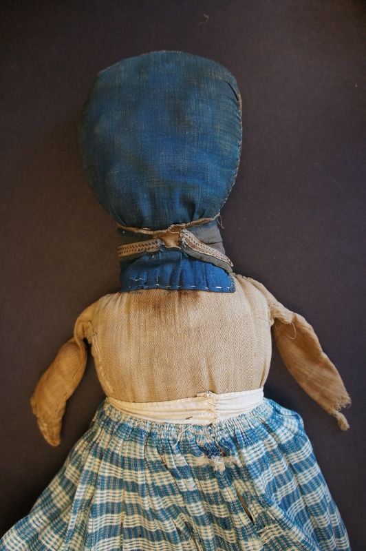 All original repairs, a wonderful early rag doll. 1890