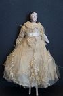 9" peg doll with original clothes and nice early hair style,