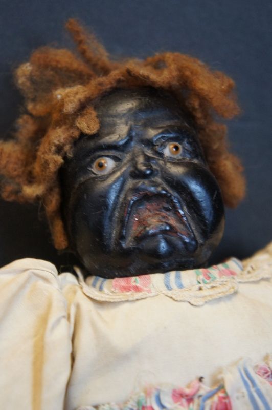 One angry baby, I am glad I can't hear the crying C.1910 wax head