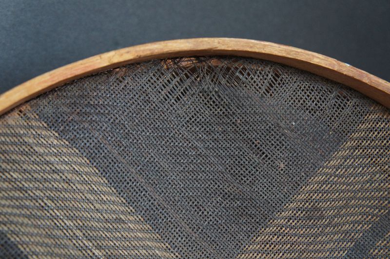 Antique Shaker horsehair sieve with design 1830